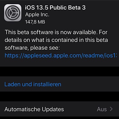 iOS 13.5 Beta 3 (4)