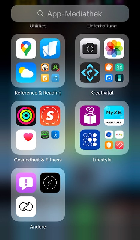 Apple App-Mediathek