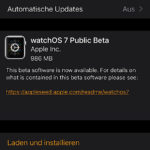 Apple veröffentlicht watchOS 7 Public Beta 4