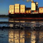 Containerschiff Hafen Hamburg - Fotografie
