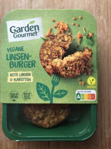 Vegane Linsen-Burger von Garden Gourmet