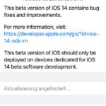 Apple veröffentlich iOS und iPadOS 14 Beta 4