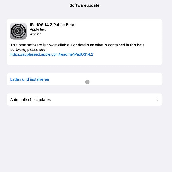 iOS 14.2 Beta iPadOS 14.2 Beta