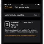 watchOS 7.1 Beta 3: Apple veröffentlicht Public Beta
