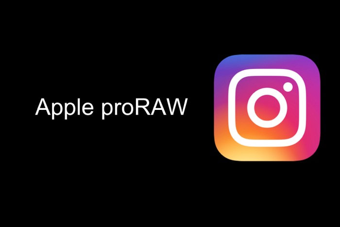 Instagram unterstützt Apples ProRaw Fotoformat