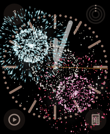 Apple Watch wünscht frohes neues Jahr