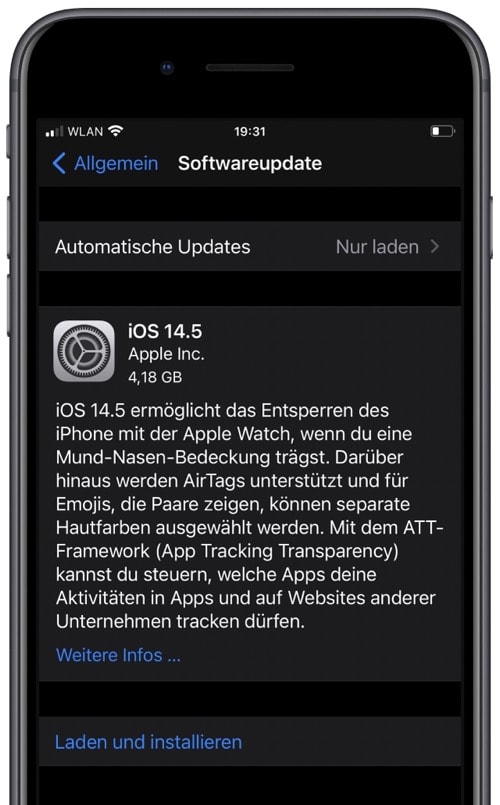 iOS 14.5, iPadOS 14.5 und watchOS 7.4: Apple veröffentlicht finale Version