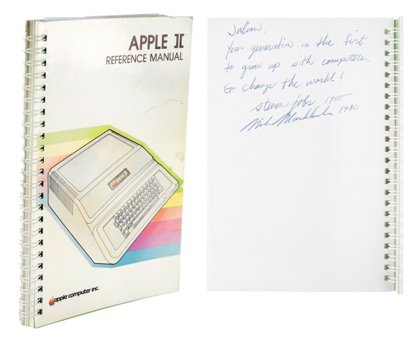 Apple II Handbuch signiert