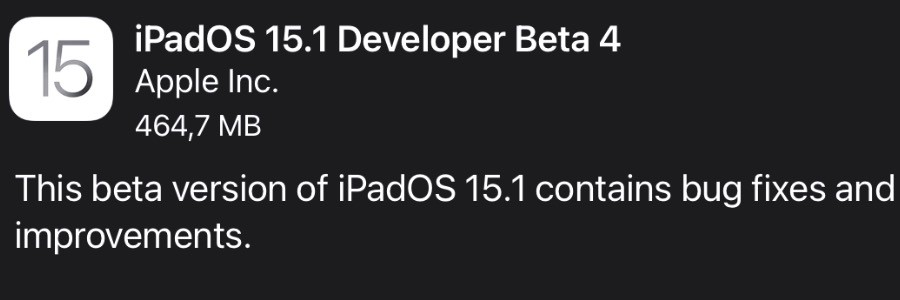 iOS 15.1 Beta 4 BB