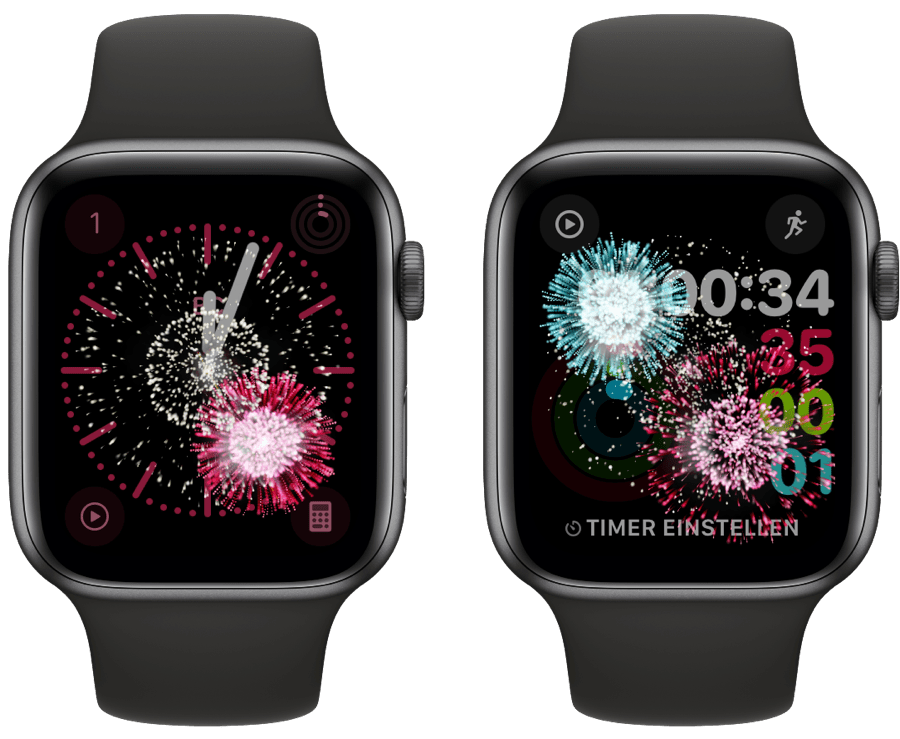 Apple Watch - Feuerwerk
